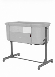 Приставная кроватка Luna CRL-16505, (86см*53) Carbon Grey