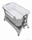 Приставная кроватка Aria 3в1 CRL-16401, (84.5см*46.5) Silver Grey