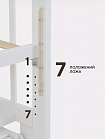 Детская кровать 120*60 "INDY BOX", маятник/ящик, RANT, Cloud White