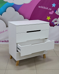Комод RANT "INDY PRO" 80 см, 4 ящика, Cloud White