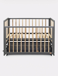 Детская кровать 120*60 "INDY BOX", маятник/ящик, RANT, Moon Grey