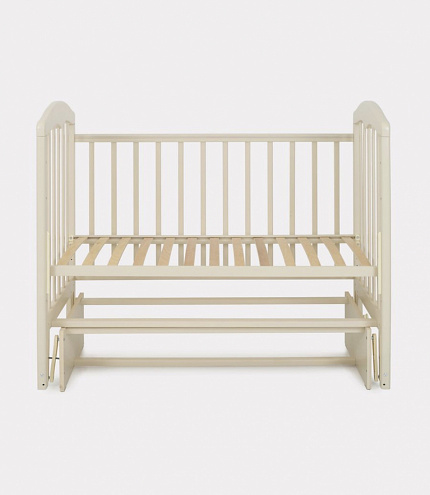 Детская кровать 120*60 "Сильвия-5", универ. маят, слоновая кость