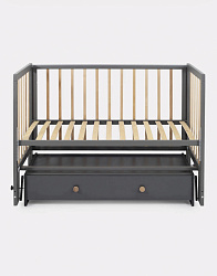 Детская кровать 120*60 "INDY BOX", маятник/ящик, RANT, Moon Grey