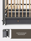 Детская кровать 120*60 "INDY BOX", маятник/ящик, RANT, Moon Grey
