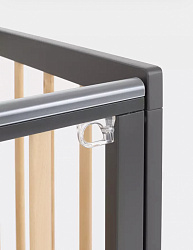 Детская кровать 120*60 "INDY PRO", маятник, RANT, Moon Grey